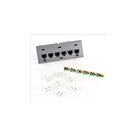 Commscope 6-PORT DISTRIBUTION MODULE, UTP CAT 6A EVOLVE, 760151183 360IPR1100GS6DM